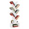 Sorbus 7-Tier Zigzag Tree Bookcase with Open Drawer for Books, Decor, and Accessories